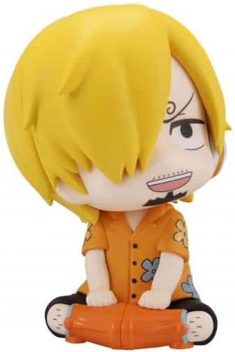 Rukappu ONE PIECE Sanji Miraishima Ver., Approx. 4.3 inches (110 mm), PVC Pre-painted Action Figure