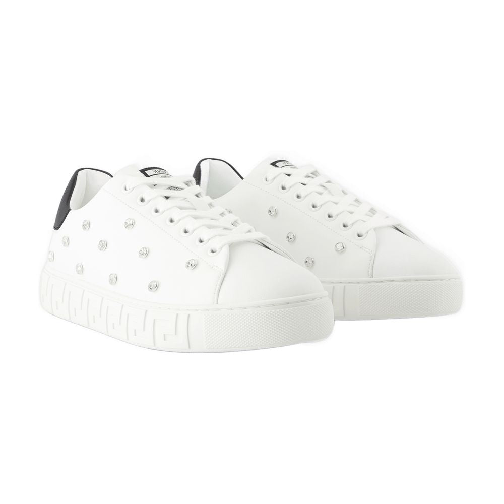 Versace スニーカーヴェルサーチレザーホワイト - Image 3