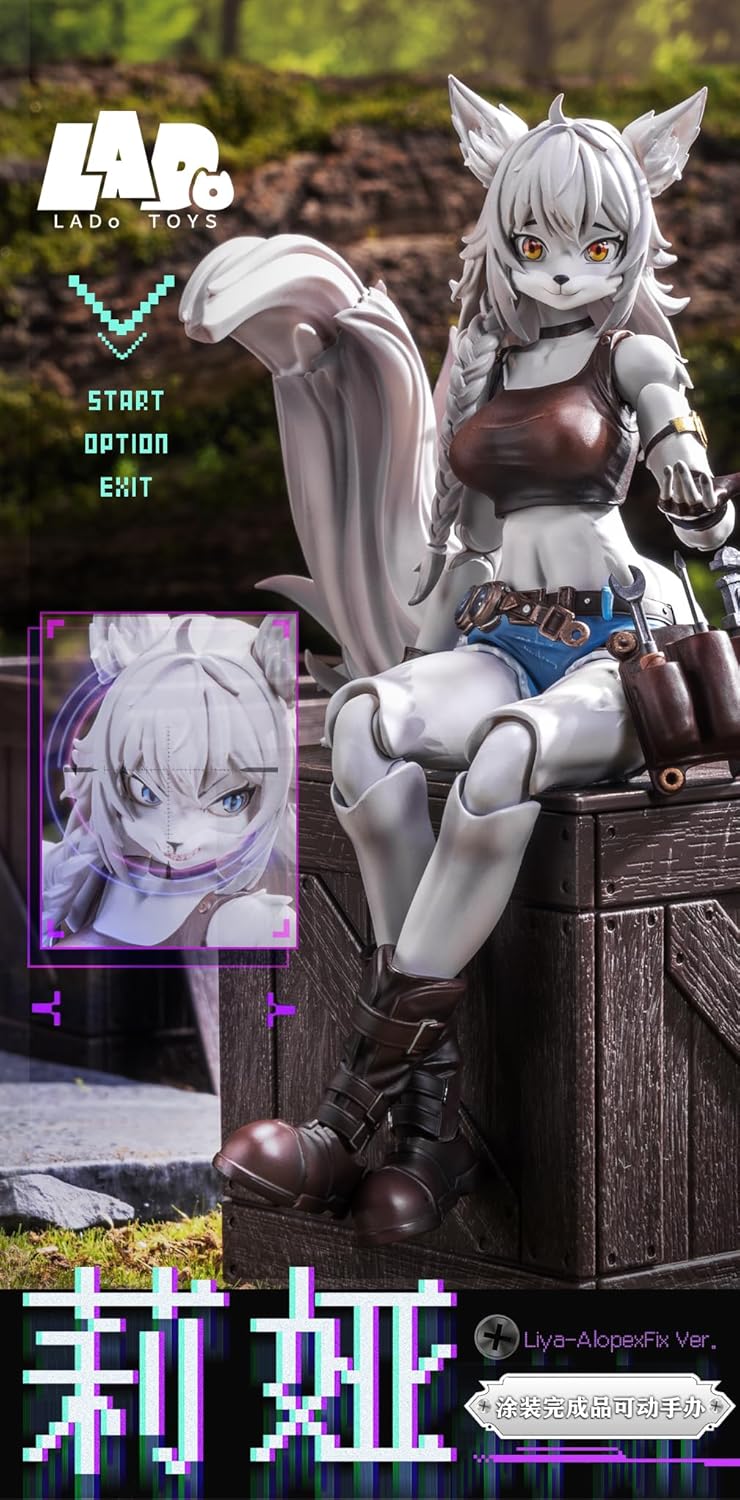 LADo Toys ERA 001 Liya Mechanic Version, 1/12 Scale PVC & ABS & POM Pre-Painted Action Figure