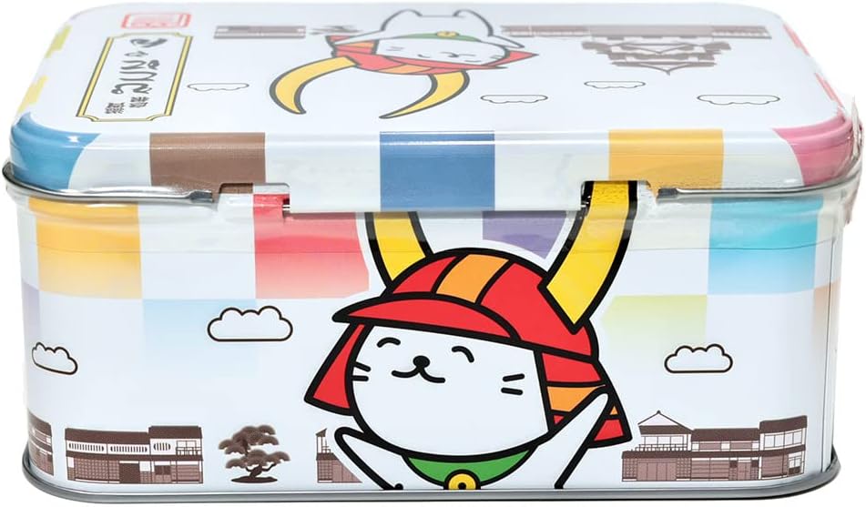 Nagatoya Nagatoya Hikonya Print Cookie Tin 12 pieces