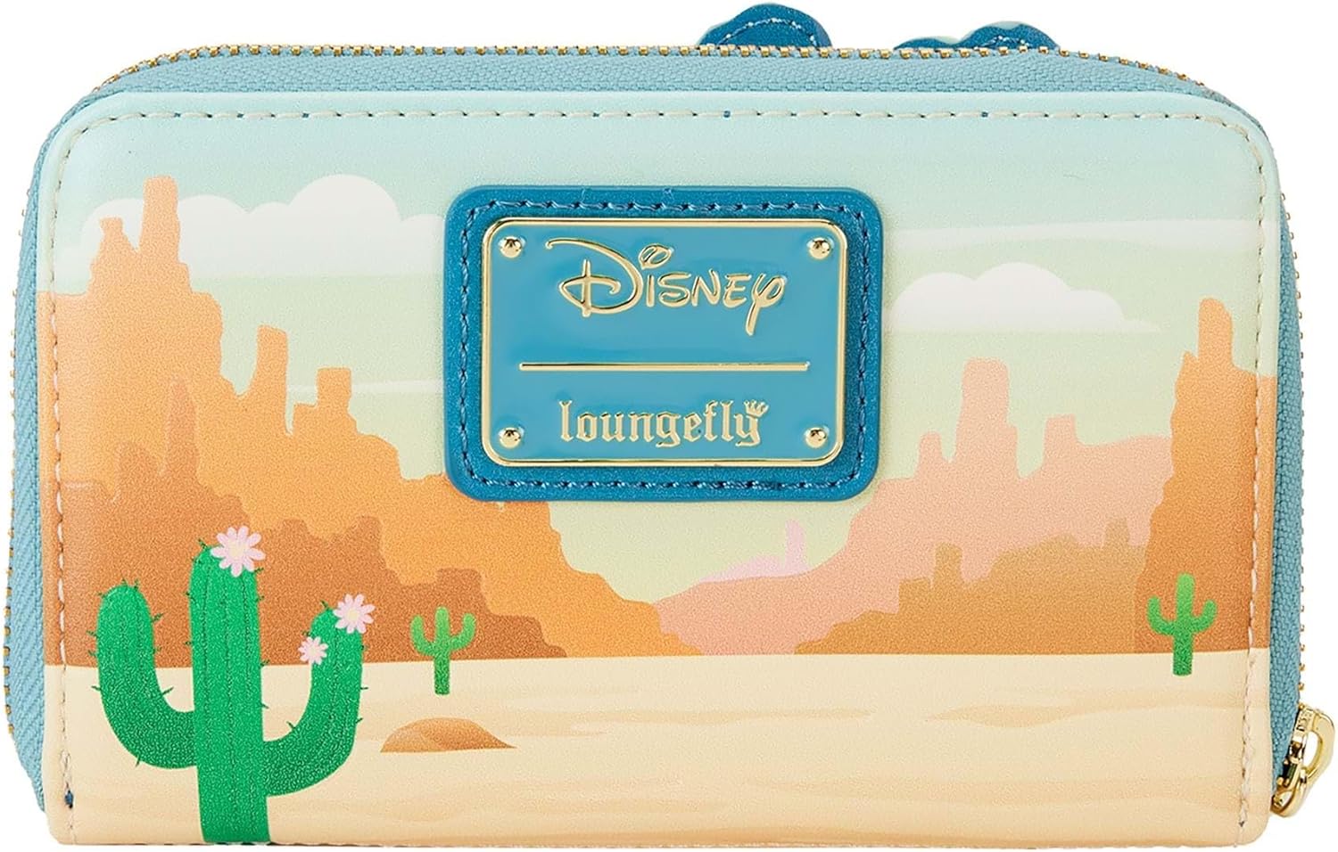 Disney by Loungefly Western Mickey and Minnie Wallet, Black, Standard, Zipped Wallet, Black, Standard, Zip Wallet