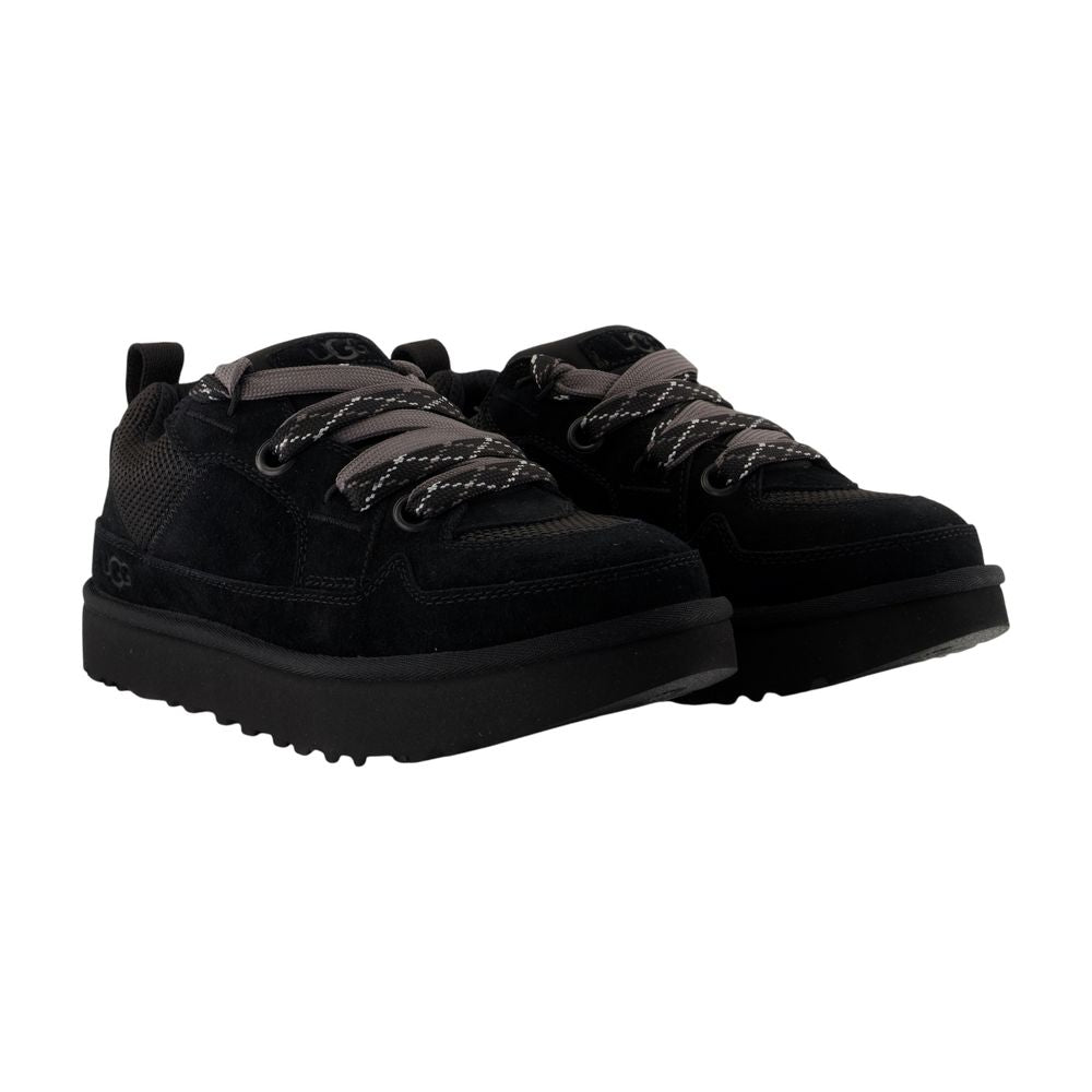 Ugg Lo LowmelスニーカーUggレザーブラック - Image 3