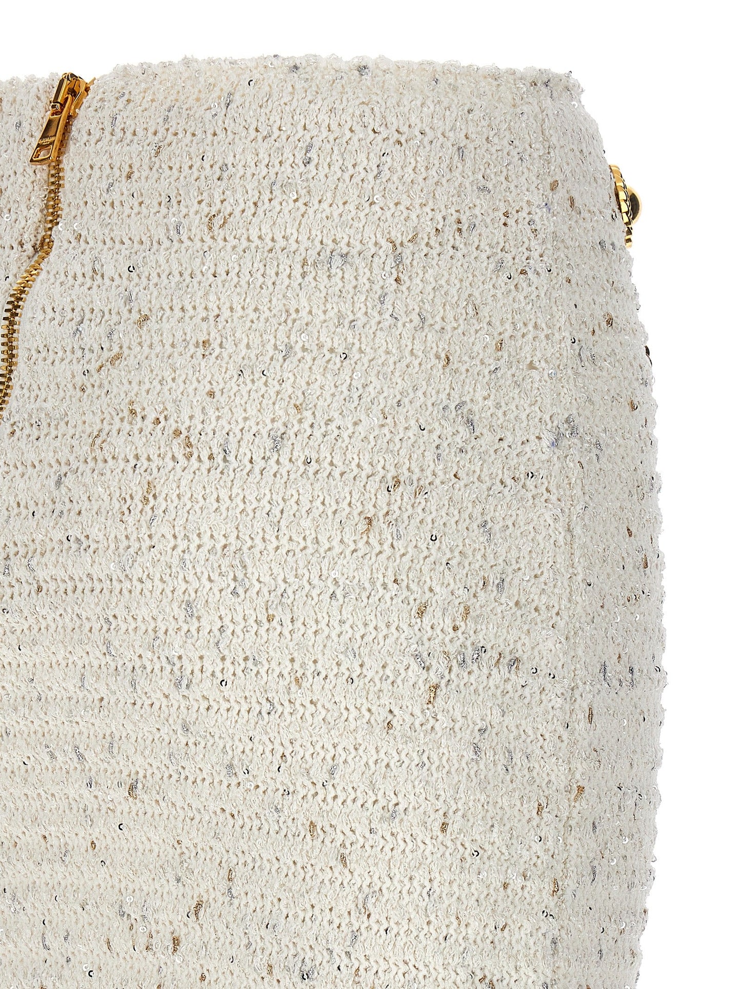 Balmain 'Fringed Tweed'スカート - Image 3