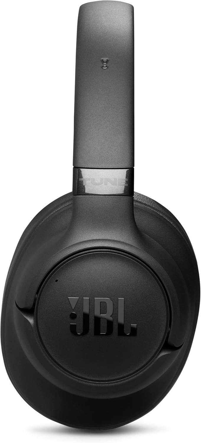 JBL TUNE 780NC Hybrid Noise Cancelling High Resolution Wireless Over-Ear Headphones for Auracast Multipoint (Black)