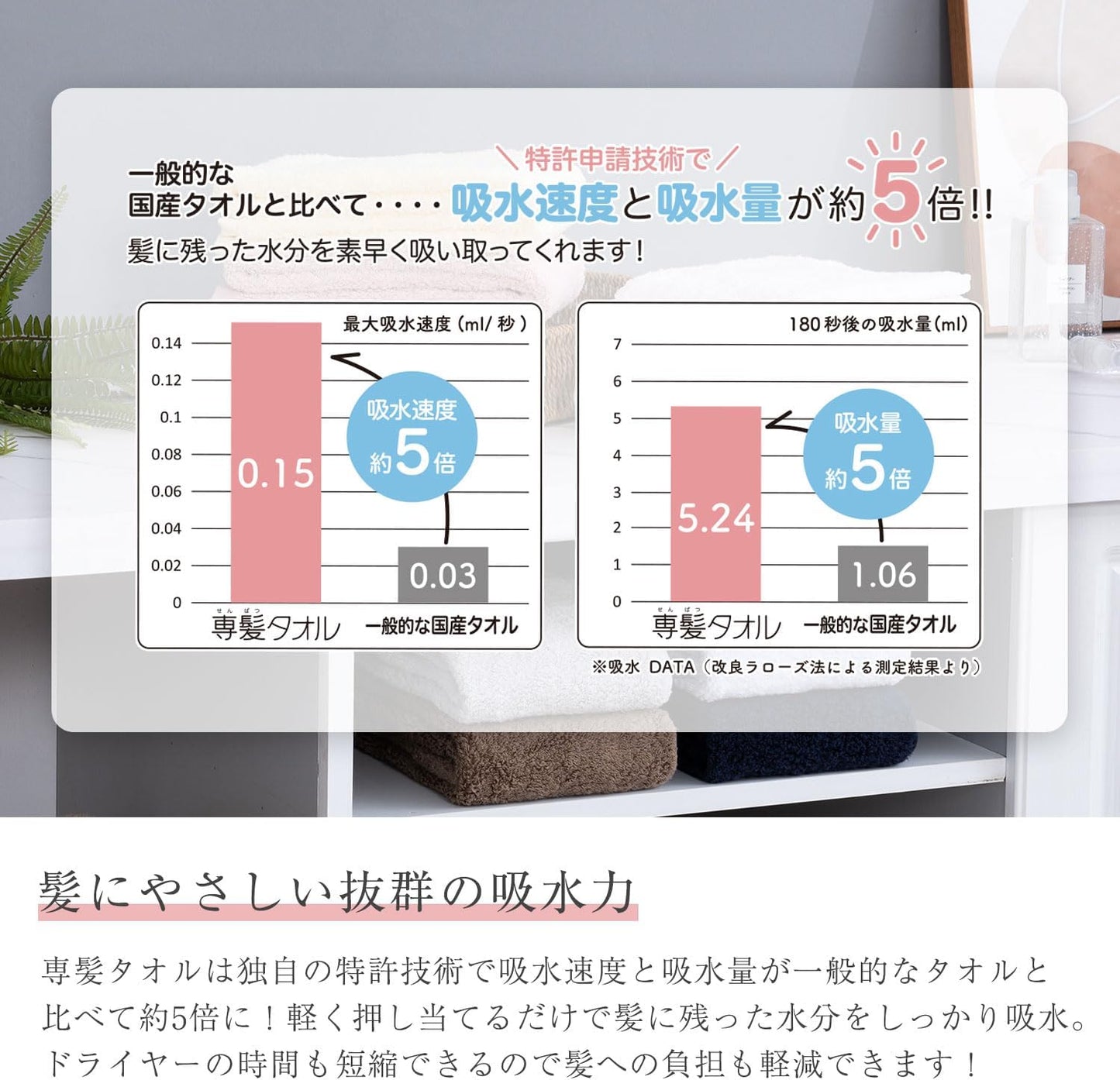 Oboro Towel Dedicated Hair Towel, Approx. 13.0 x 39.4 inches (33 x 100 cm), 100% Cotton, Face Towel, Hair Dry Towel, Pink