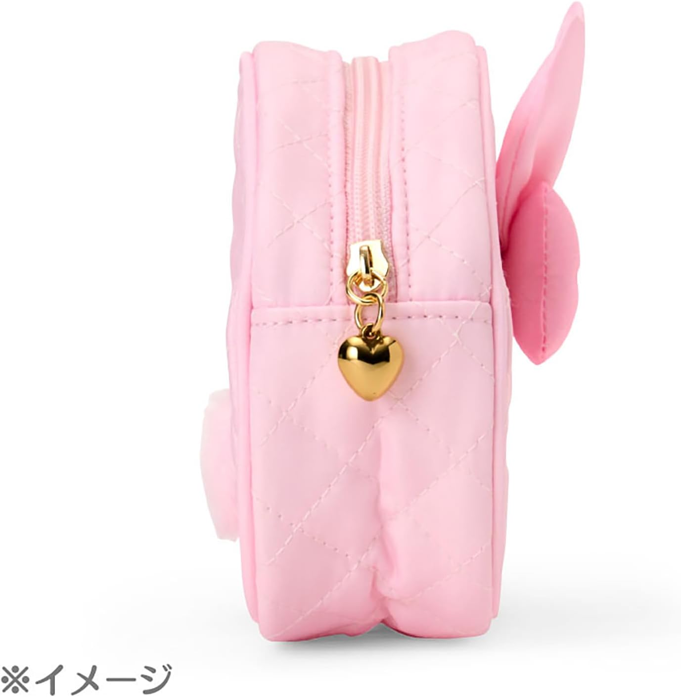 Sanrio 302481 My Melody Pouch (Spring Rabbit) Accessory Case, Makeup Pouch with Inner Pocket
