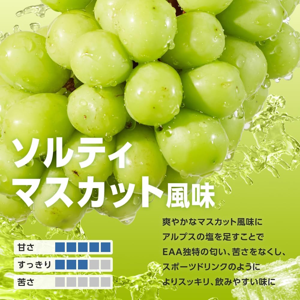 WINZONE EAA ソルティマスカット風味 600g BCAA スポドリ感覚 ハイポトニック 必須アミノ酸9種 クエン酸 岩塩 日本新薬
