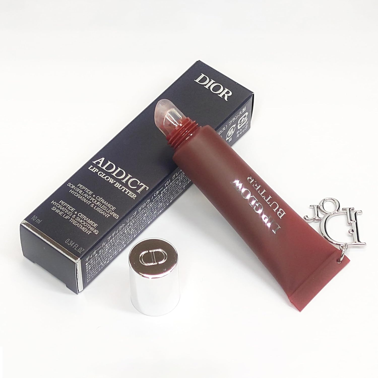 Dior Addict Lip Grow Butter (#104 Black Cherry), 0.3 fl oz (10 ml), Lip Gloss, Lip Care, Birthday, Mother's Day, Anniversary, White Day, Christmas, Present, Gift, Cosmetic, Cosmetic, Women's, Shopper