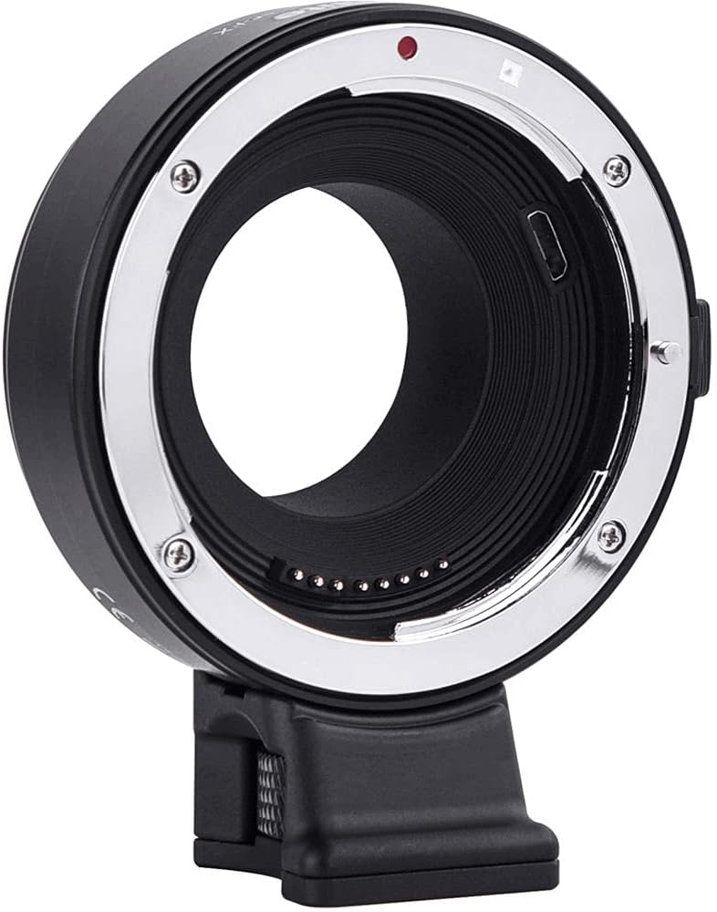 Commlite CM-EF-FX Lens Mount Adapter (Canon EF Mount Lens to Fujifilm X Mount Converter) with Electronic Contacts