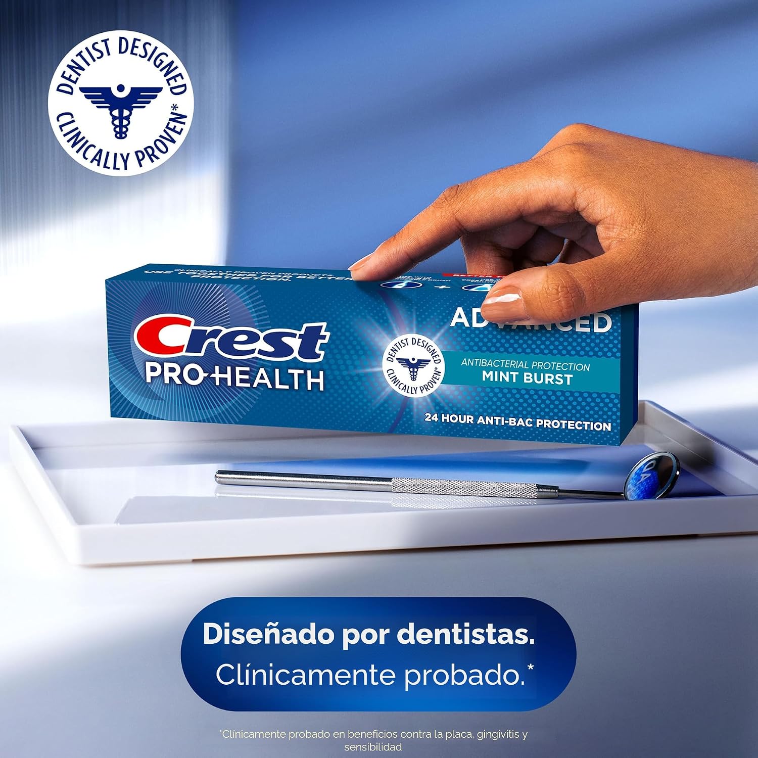 Crest Pro-Health Pasta dental con protección antibacteriana avanzada - Paquete de 4, tubos de 5 onzas