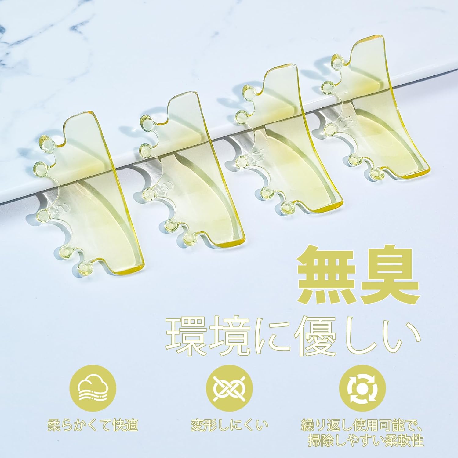 Libeauty Professional Rash Lift Guard Self-Adhesive Rash Lift Pads No Glue Reusable Silicone Private Logo Rash Lift Poles,4pcs/2 Size Cute Crown Shape DIY Eyelash Perma Rod