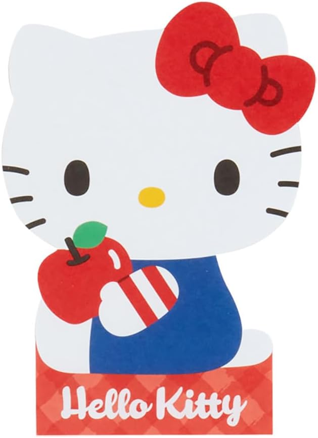 Sanrio 459135 Hello Kitty Character Shaped Memo, Kitty-chan, Hello Kitty, 4.5 x 3.3 x 0.3 inches (11.6 x 8.4 x 0.9 cm), Character
