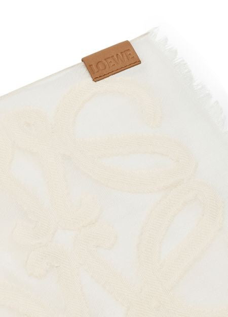 LOEWE Linen and cotton and silk scarf - Image 3