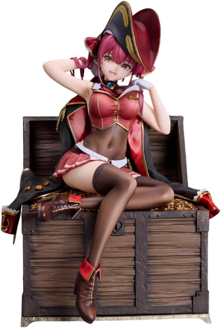 Design Coco Holo Live Treasure Bell Marine 1/7 Scale, Total Height: Approx. 7.9 inches (201 mm), ABS & PVC, Painted Finished Figure