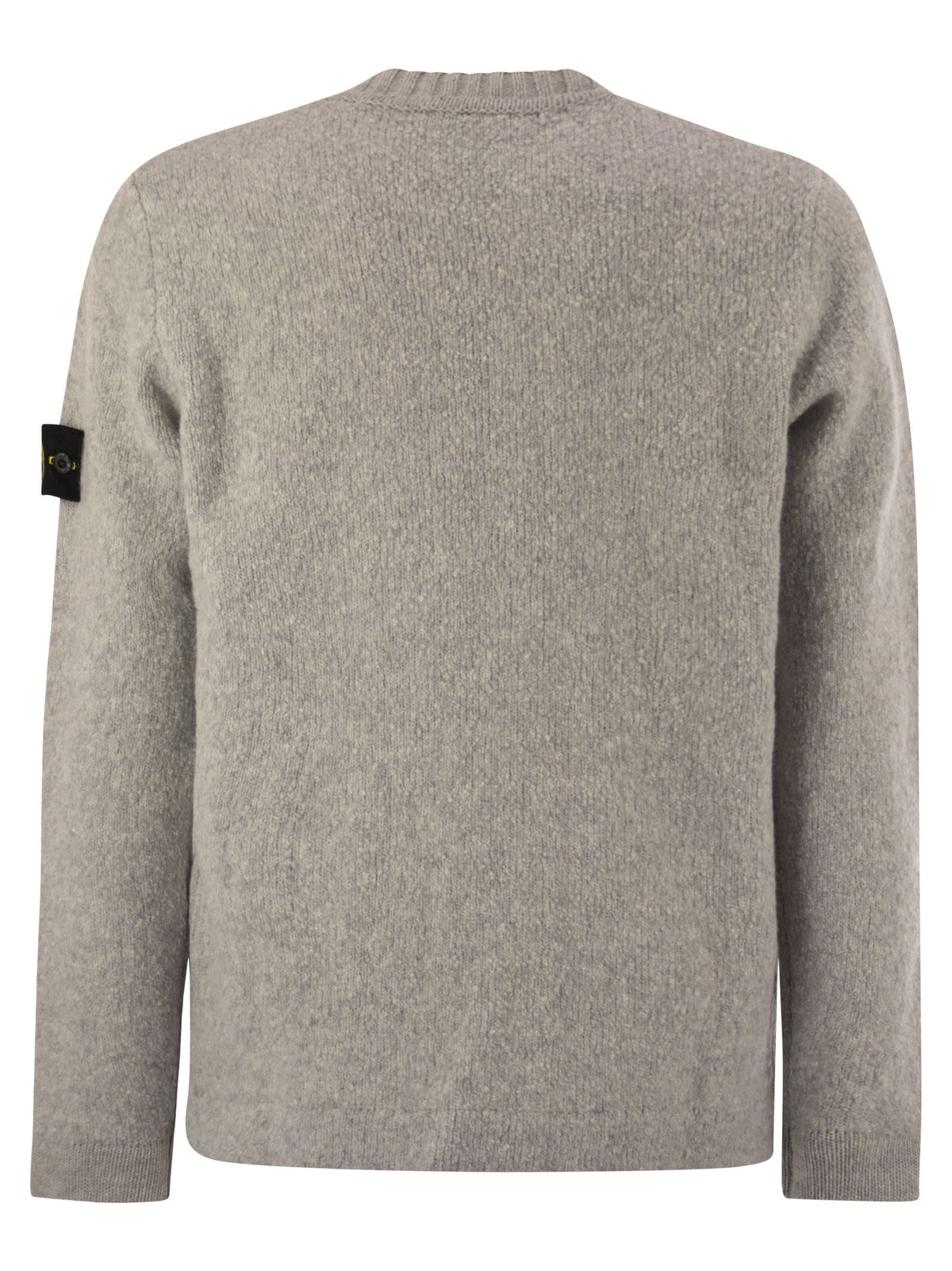 Stone Stone Island Round Neck Jumper With Gauzy Texture - Image 3