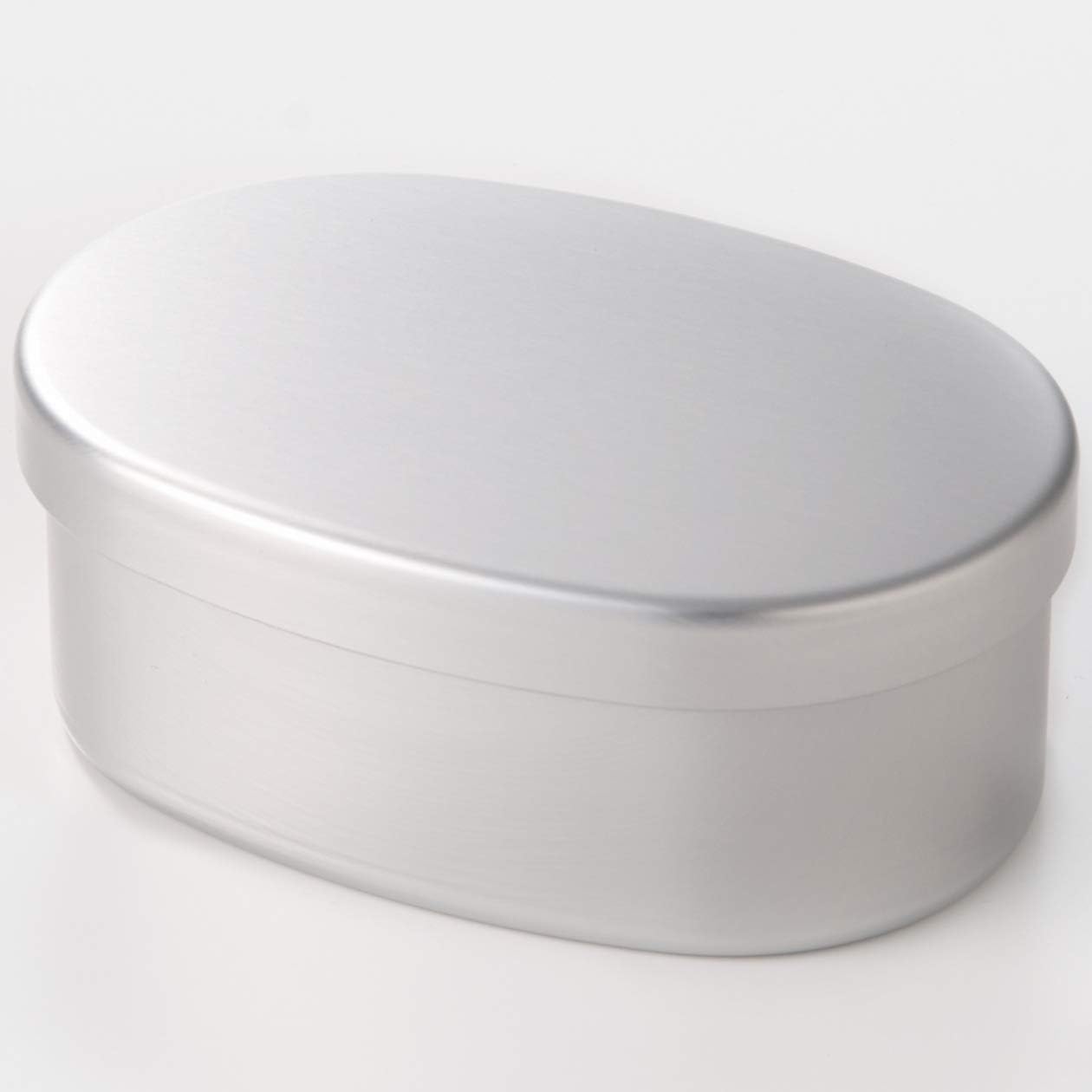MUJI 15254620 Aluminum Lunch Box, Large, Approx. 15.2 fl oz (450 ml), Approx. 4.1 x 5.9 x 2.4 inches (10.5 x 15 x 6 cm)