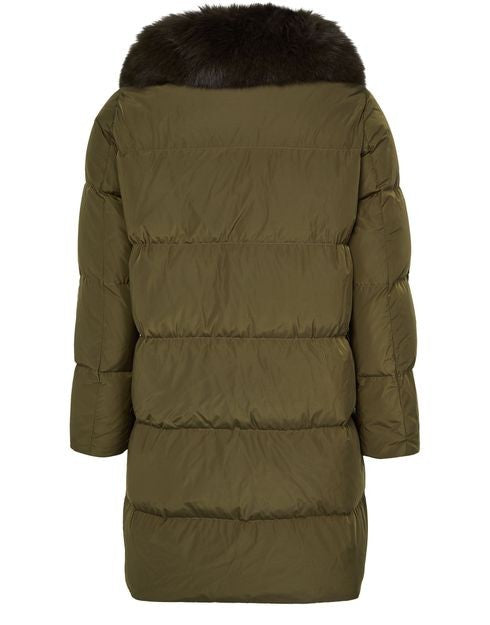 YVES SALOMON Puffer jacket with a fox fur collar - Image 3