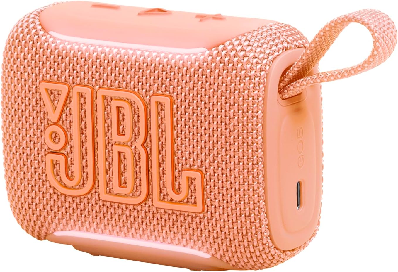 JBL GO5 Bluetooth Speaker, USB C Charging, IP68 Dustproof, Waterproof, Lossless Playback, Ambient Edge Light, AirTouch, Stereo Pairing, Compact, App Compatible, Auracast Compatible, Passive Radiator