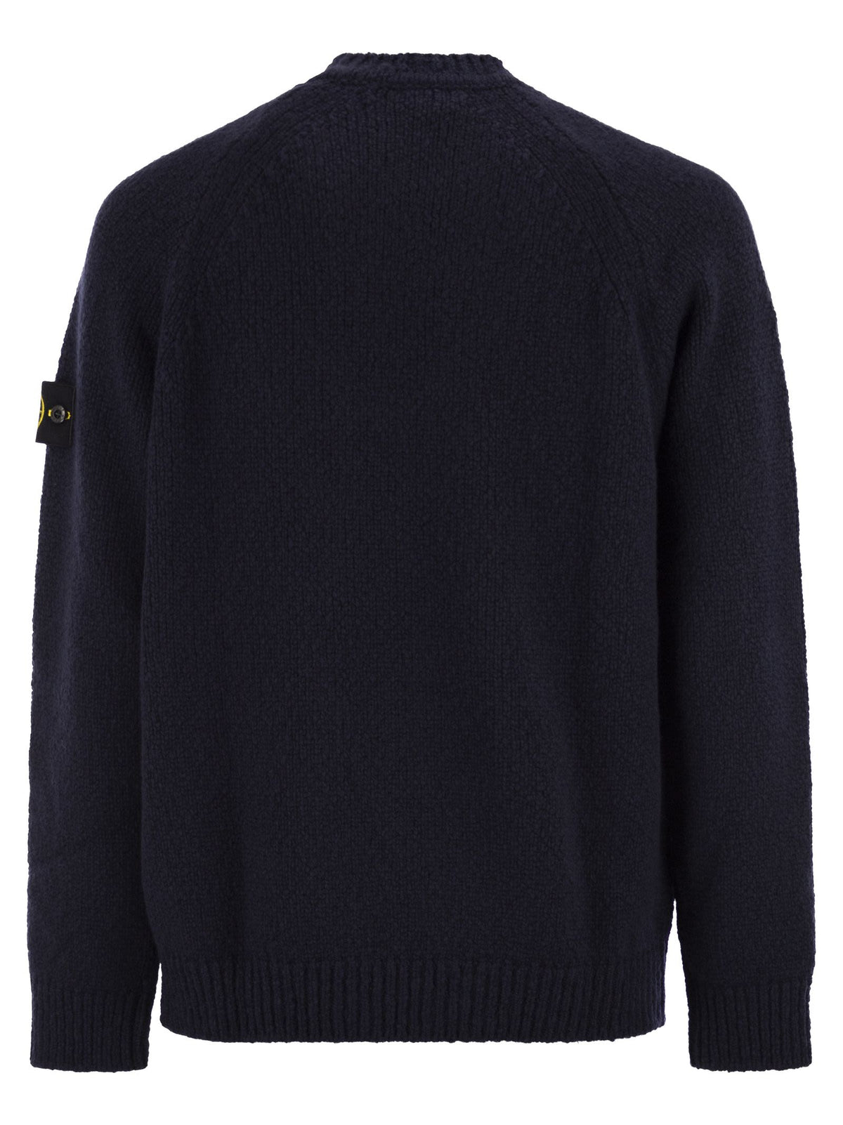 Stone Stone Island Round Neck Jumper With Raglan Sleeves - Image 3
