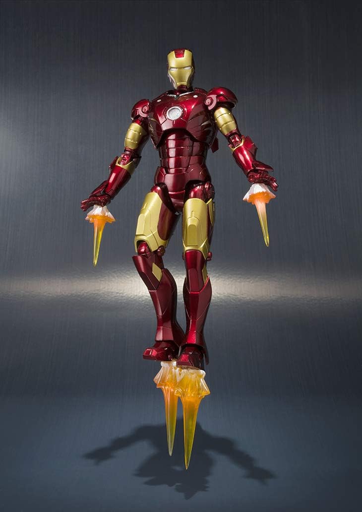S.H. Figuarts Iron Man Mark 3, Approx. 6.1 inches (155 mm), ABS & PVC Die-Cast Action Figure