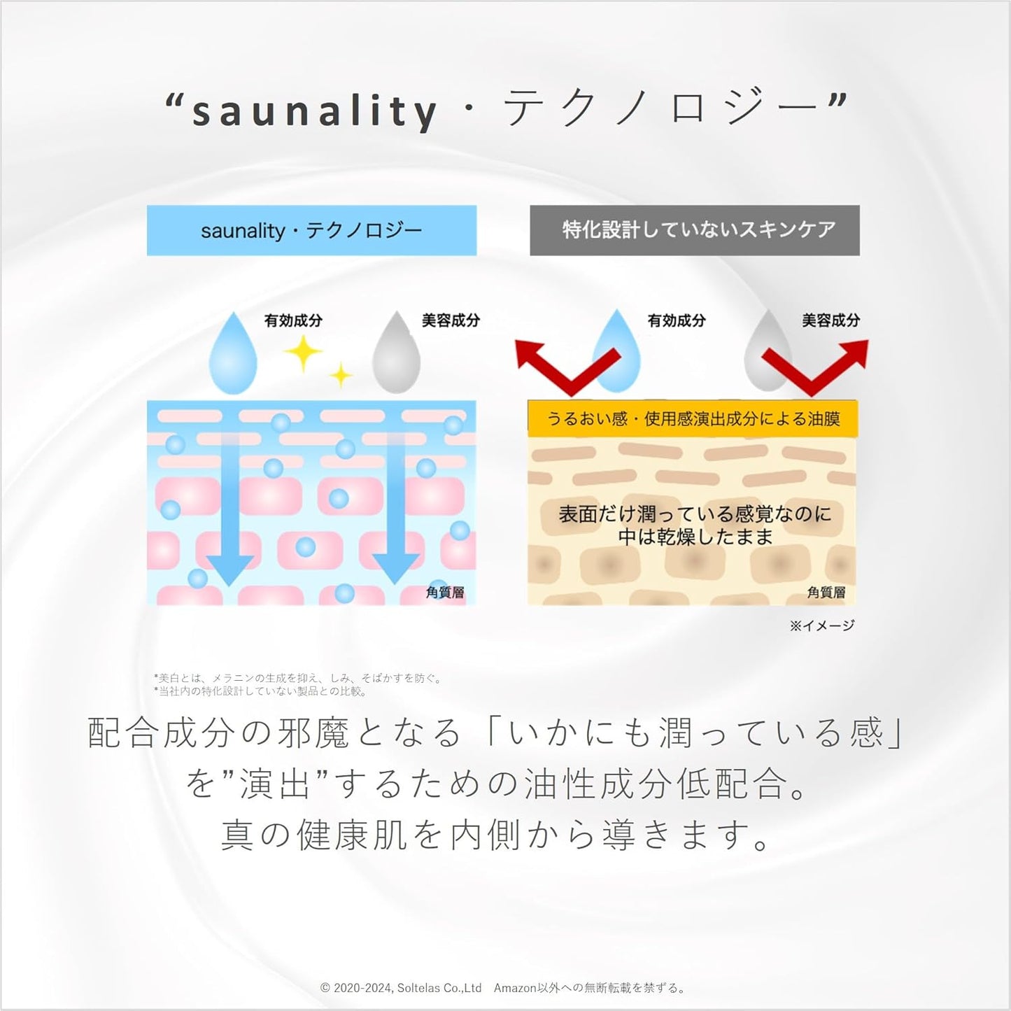 (In-flight magazine brand) Saunality 01t Total Emulsion, Whitening, Acne, Rough Skin Prevention, Quasi-drug Product, Pure Placenta Blend, Fragrance-free, 100ml | After Bath or Sauna Spots, Freckles,