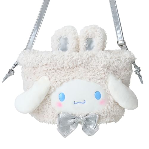 Sanrio 2-Way Drawstring Shoulder Bag (Fluffy Snow Rabbit)