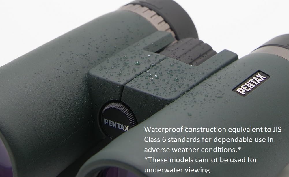 PENTAX SD 10x42 ED Binoculars for Nature Viewing Fully Multi-Coated Waterproof Construction