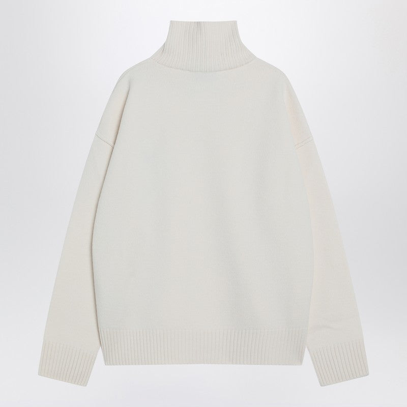 Ami Ami Paris TurtleneckセーターAmi De Coeur White - Image 3