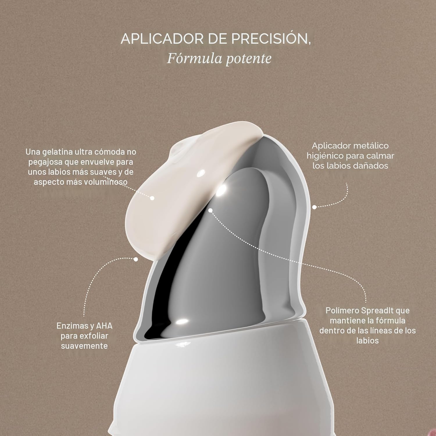 EADEM - Bálsamo Le Chouchou, brillo labial hidratante para mujeres, suavizante de labios, máscara de péptido hidratante durante la noche, 0.5 oz, Butter Mochi