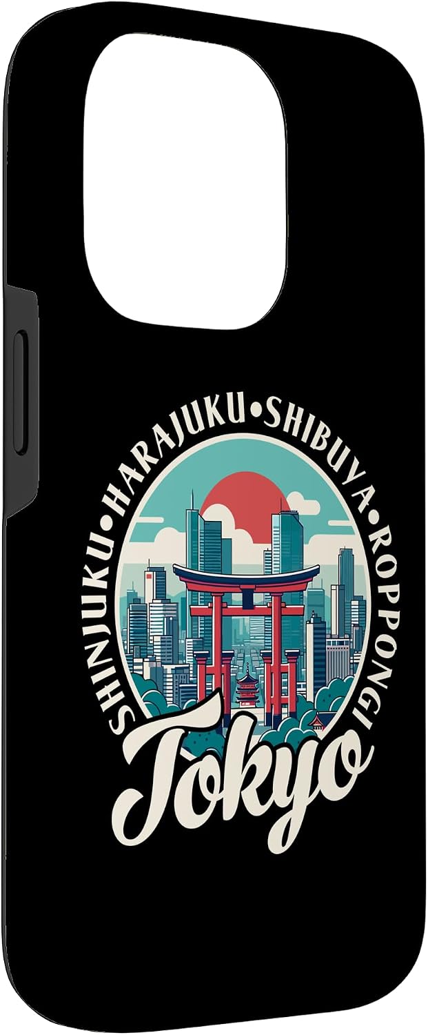 東京 新宿 原宿 渋谷 六本木 日本 お土産 スマホケース iPhone 14 Pro 用
