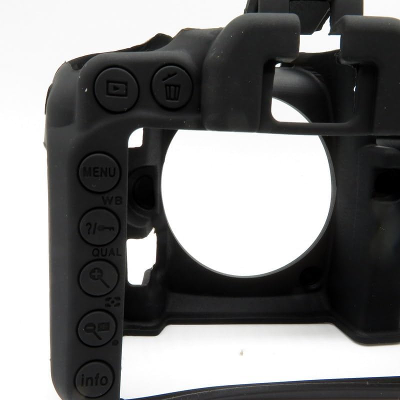 [No Brand] Digital SLR Silicone Jacket Case Compatible with Nikon D7500 Nikon D7500 Simple, Dustproof, Waterproof, Protection, Silicone Jacket, Silicone Case, Rubber Jacket, Rubber Case, Soft