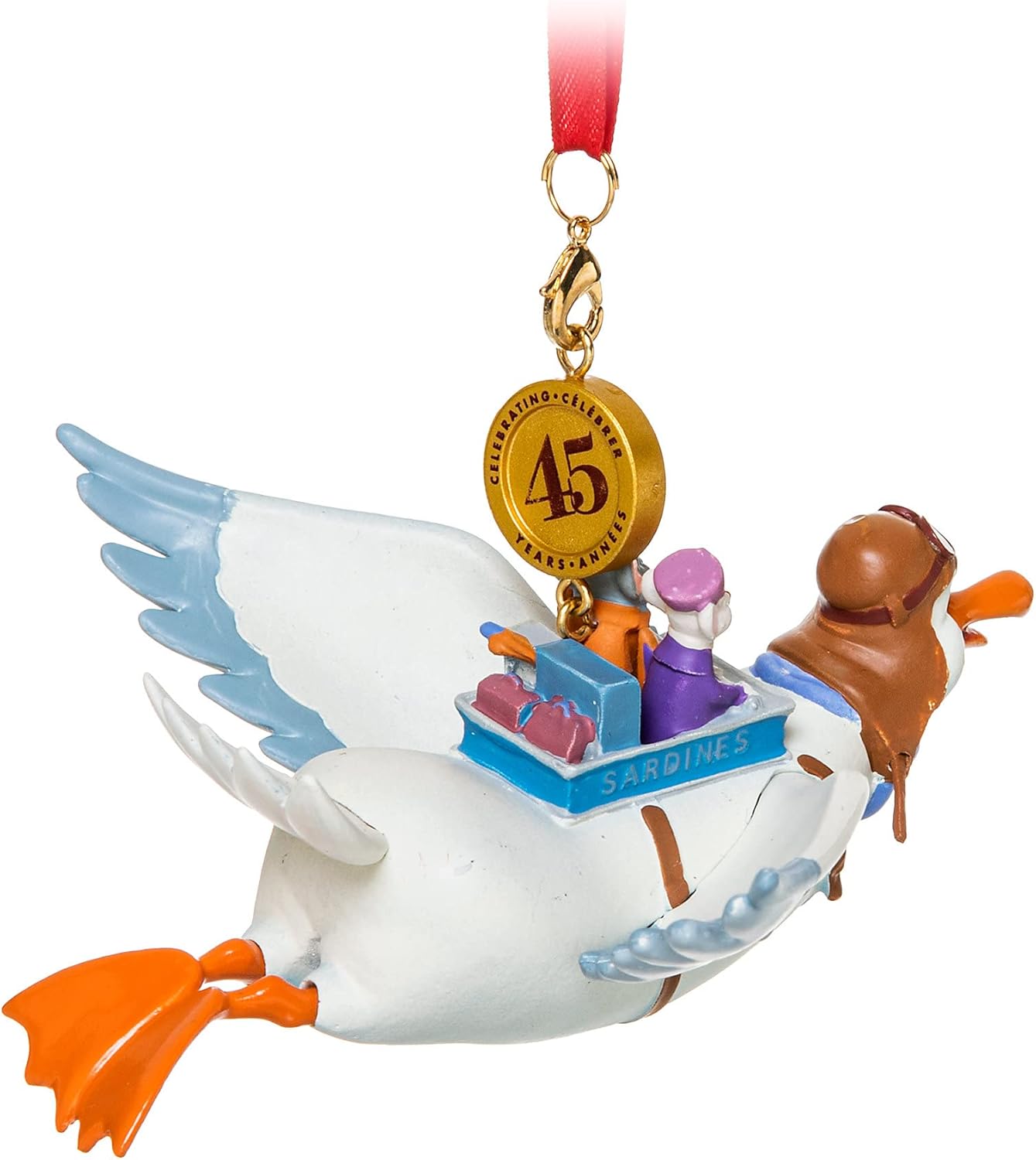 Disney The Rescuers Legacy Sketchbook Ornamento – 45 aniversario – lanzamiento limitado