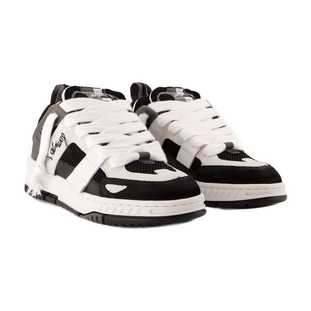 Axel エリアパッチワークスニーカーAxel Arigato Synthetic Black/White - Image 3
