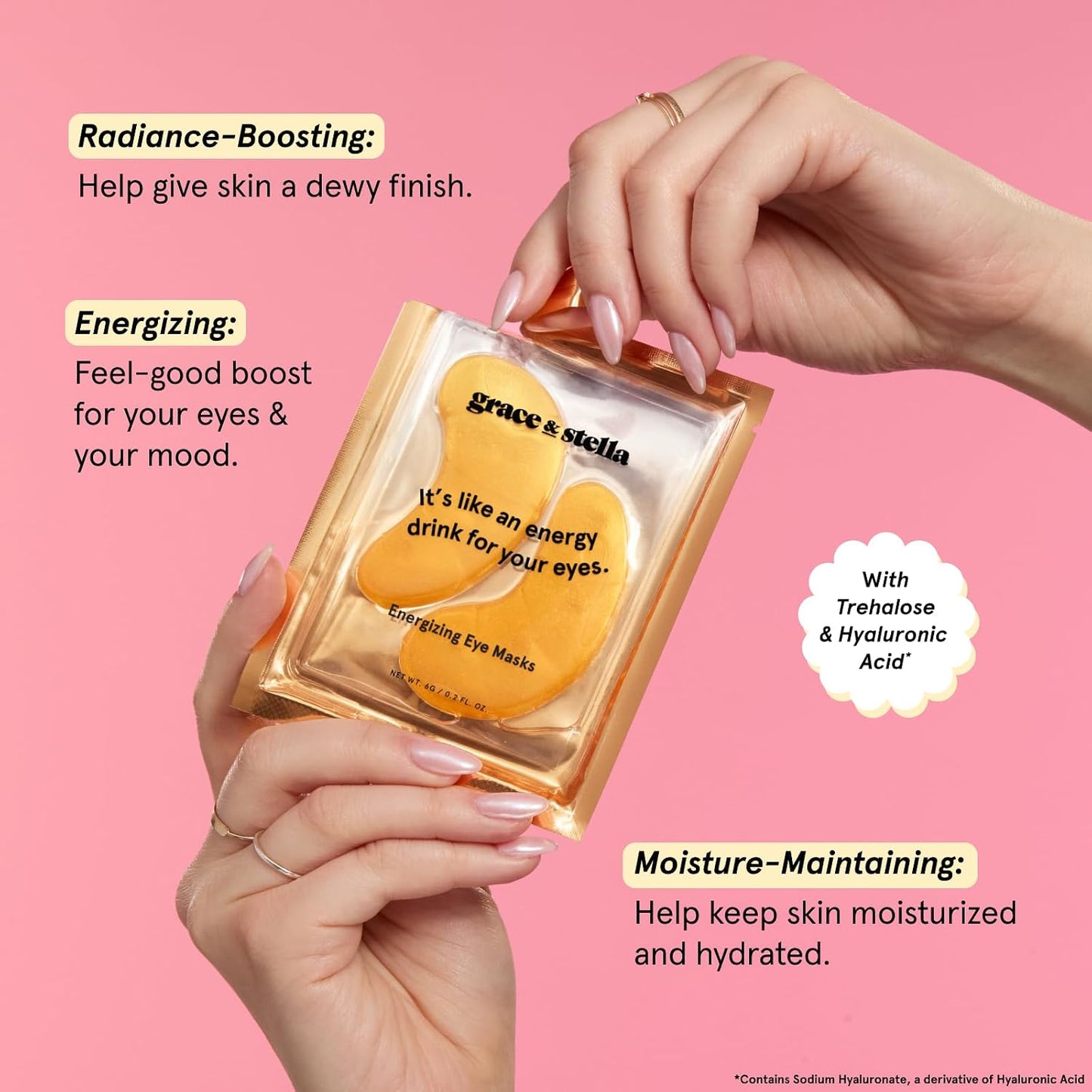 grace & stella - Mascarilla para debajo de los ojos galardonada - Regalos para mujeres - Regalos para niñas adolescentes - Parches de gel para ojeras, ojos hinchados, bolsas debajo de los ojos