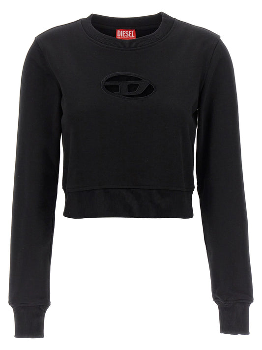Diesel ディーゼルfスリミークロップドスウェットシャツ - Image 3