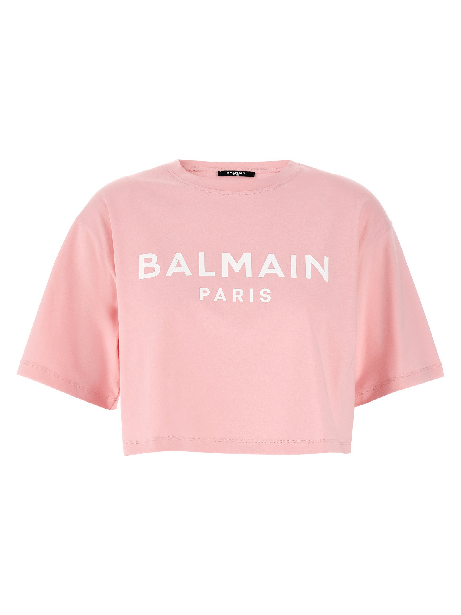 Balmain Logo Crop Tシャツ - Image 3