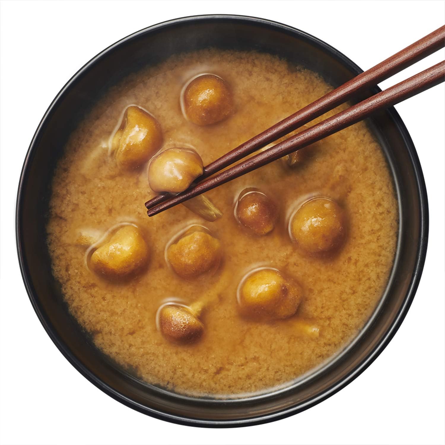 Hikari Miso Cup Miso Soup, Mellow Umami and Aroma, Nameko, 1 serving × 6 pieces