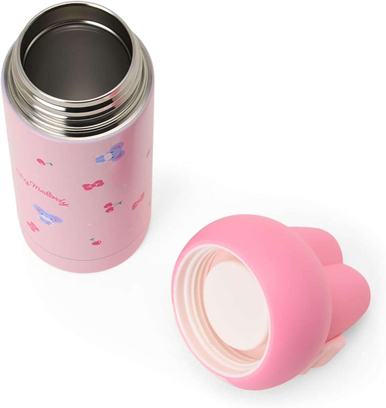 Sanrio 617474 My Melody Face Shaped Stainless Steel Mug Bottle