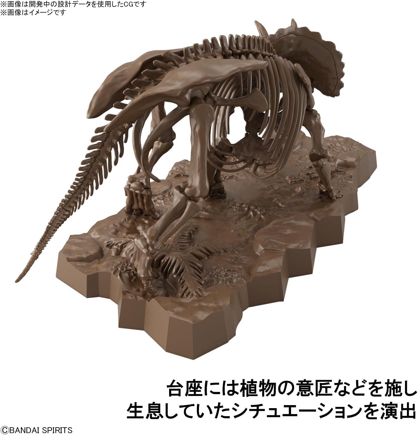 Bandai Spirits (バンダイ スピリッツ) Imaginary Skeleton Triceratops 1/32 Scale Plastic Model