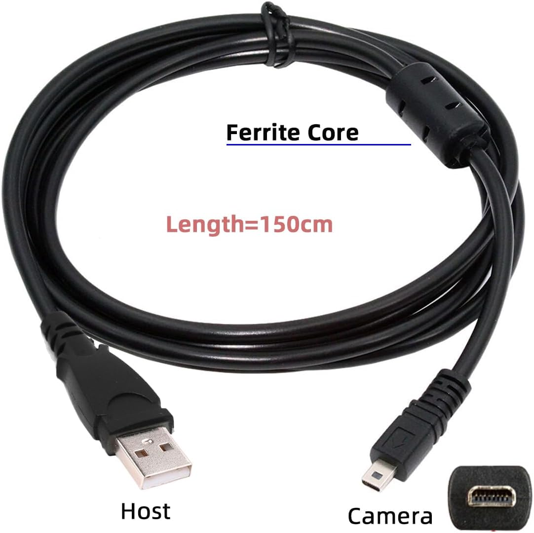 Cablecc UC-E6 USB Cable for Nikon DSLR Camera COOLPIX S3000 S3100 S3200 S8000 S100 S203 S230 P7000 AW100