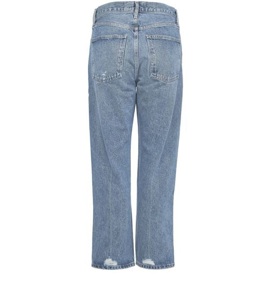AGOLDE 90's ルーズフィット クロップドストレートジーンズ - Image 3