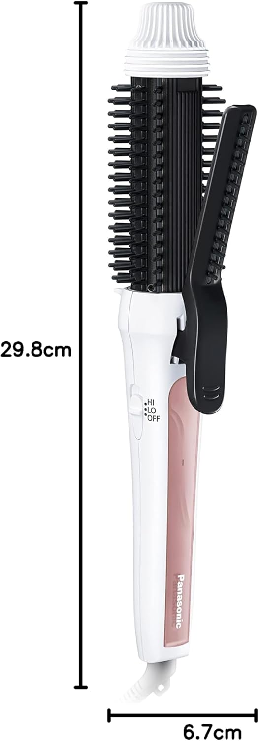 Panasonic Brush Iron Curl High Power Heater 32mm White EH-HT4B-W