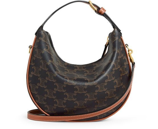 teen Celine Lulu in Triomphe canvas and calfskin - Image 3