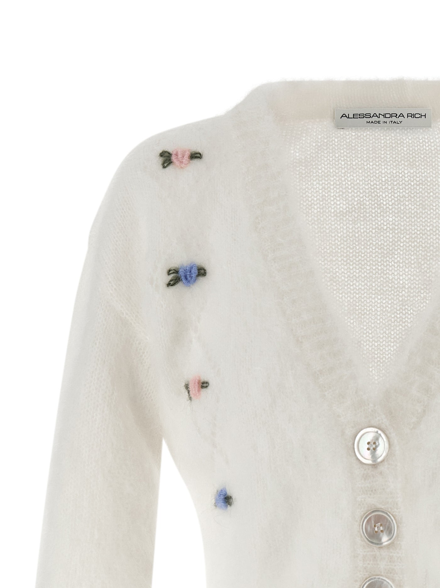 Alessandra Rich 'Carded Mohair' Cardigan - Image 3