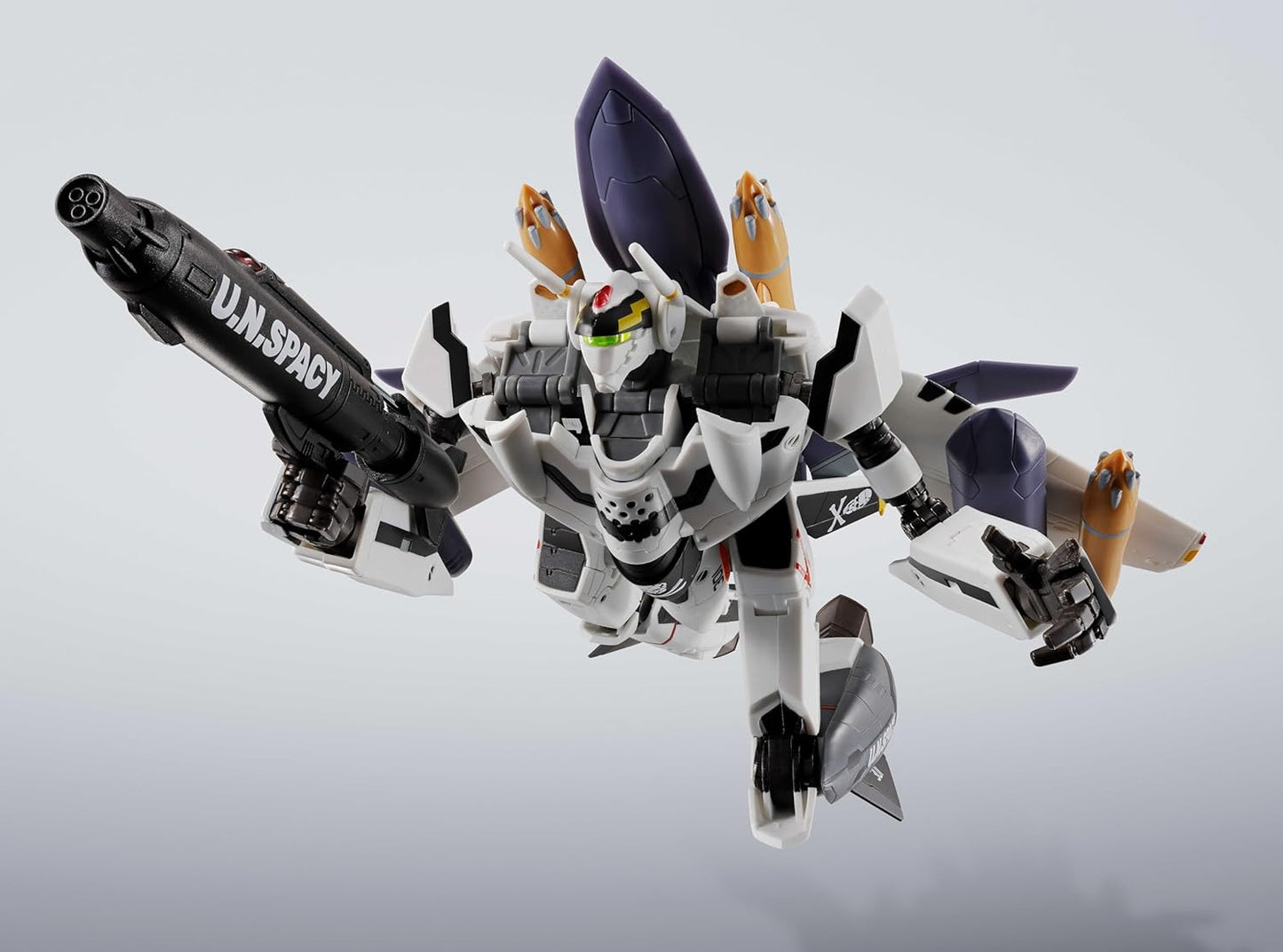 Tamashi Nations Hi-Metal R Macross Zero VF-OS Phoenix + QF-2200D-B Ghost, Approx. 5.5 inches (140 mm), ABS & Die-Cast & PVC Pre-Painted Action Figure