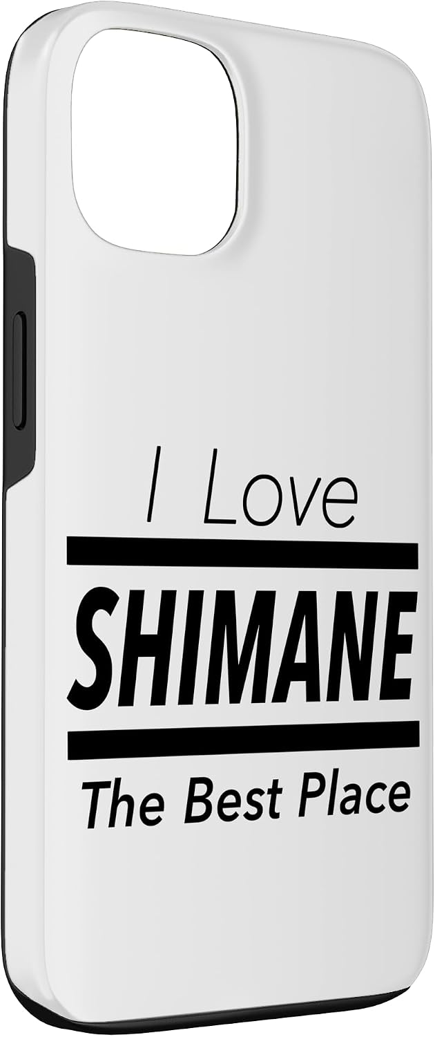 iPhone 13 I Love Shimane (I Love) JIMO-T [47 Prefectures] Jimoti Local Love Goods Travel Souvenir Funny Smartphone Case