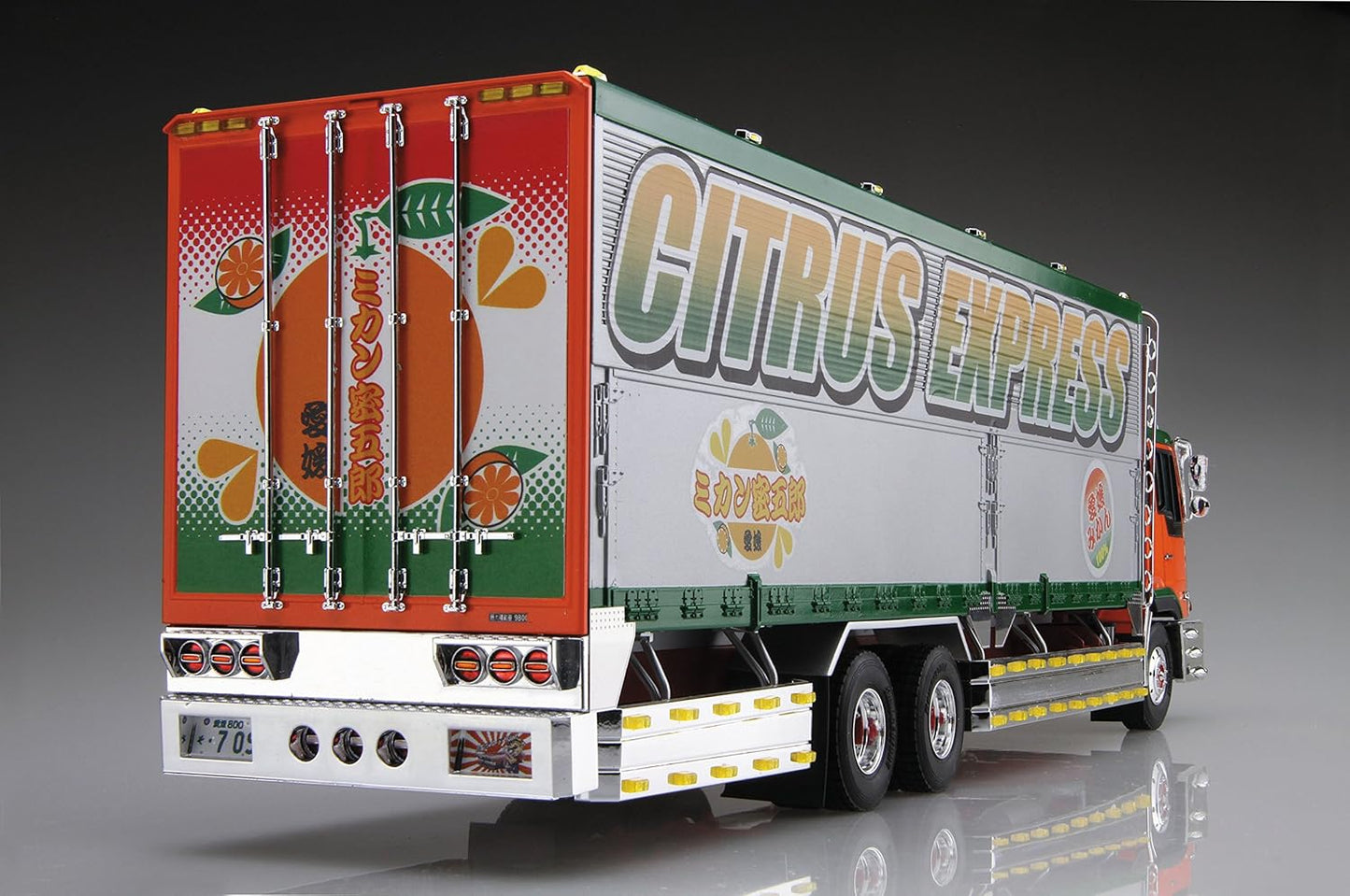 青島文化教材社 1/32 バリューデコトラシリーズ No.42 ミカン密五郎 大型ウイング プラモデル