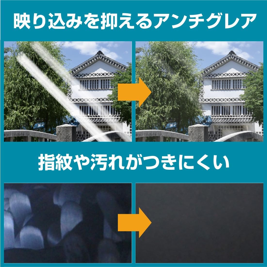 PDA Workshop iPhone Air Compatible PerfectShield Protective Film [For Lens Peripherals] Reflection Reduction Anti-Fingerprint Made in Japan