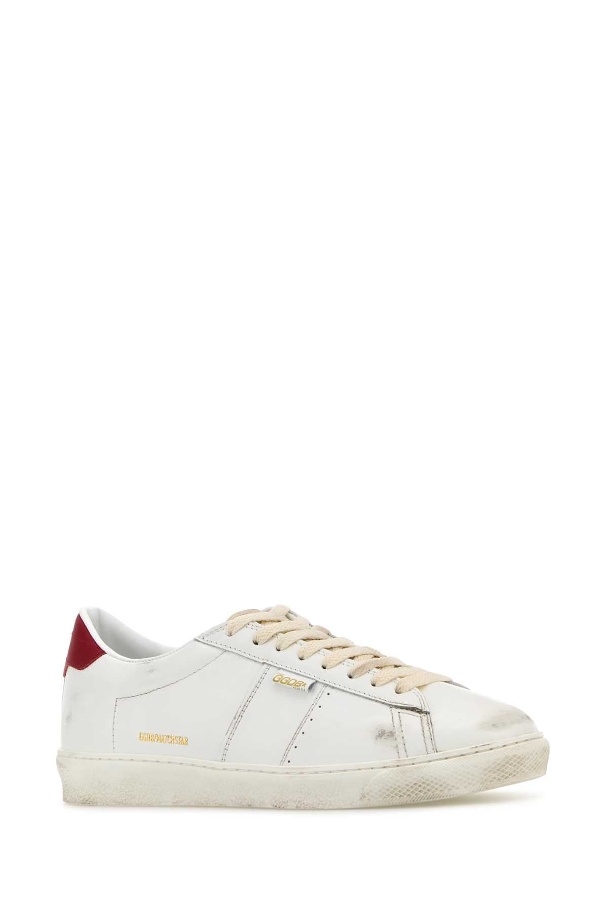 Golden Golden Goose Deluxe Brand White Leather Matchstarスニーカー - Image 3