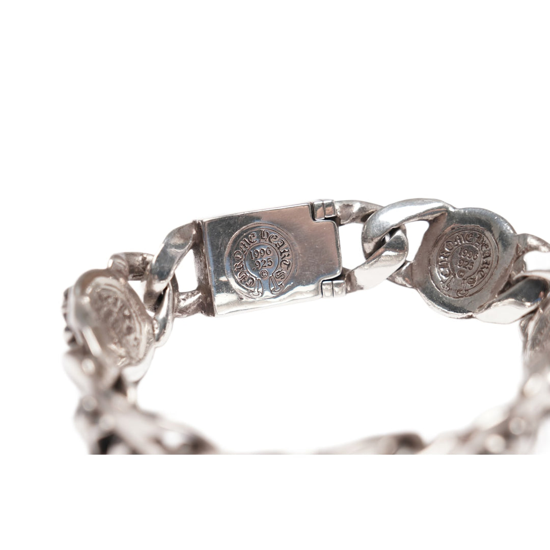 CHROME HEARTS 'CROSS' 6 LINK BRACELET